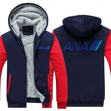 ANA AIRLINES JACKETS FLEECE SWEATSHIRT